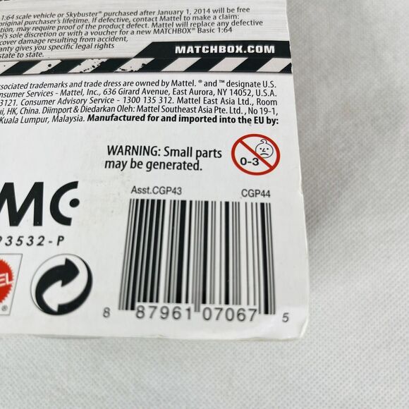 5 for $25| Matchbox MBX Construction- Work Ready 1:64 Scale Die Cast 2014 CGP44 - Picture 4 of 7